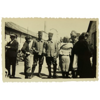 Negro de prisioneros de guerra francesa. Espenlaub militaria
